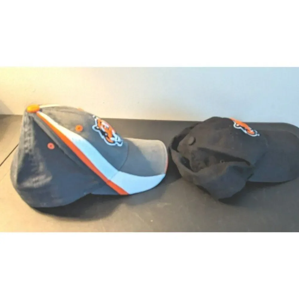 *  Y2K Reebok Authentic Cincinnati Bengals Hat Cap Lot Of 2